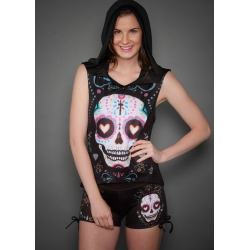 BLUSON CAPUCHA CALAVERA DE TRADICION