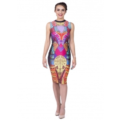 VESTIDO LAPIZ NAGUALES MAGICOS